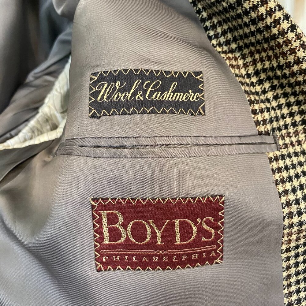 Vintage Ermenegildo Zegna Wool Cashmere Blazer Mens EU 54R Boyds Philadelphia - Picture 6 of 16
